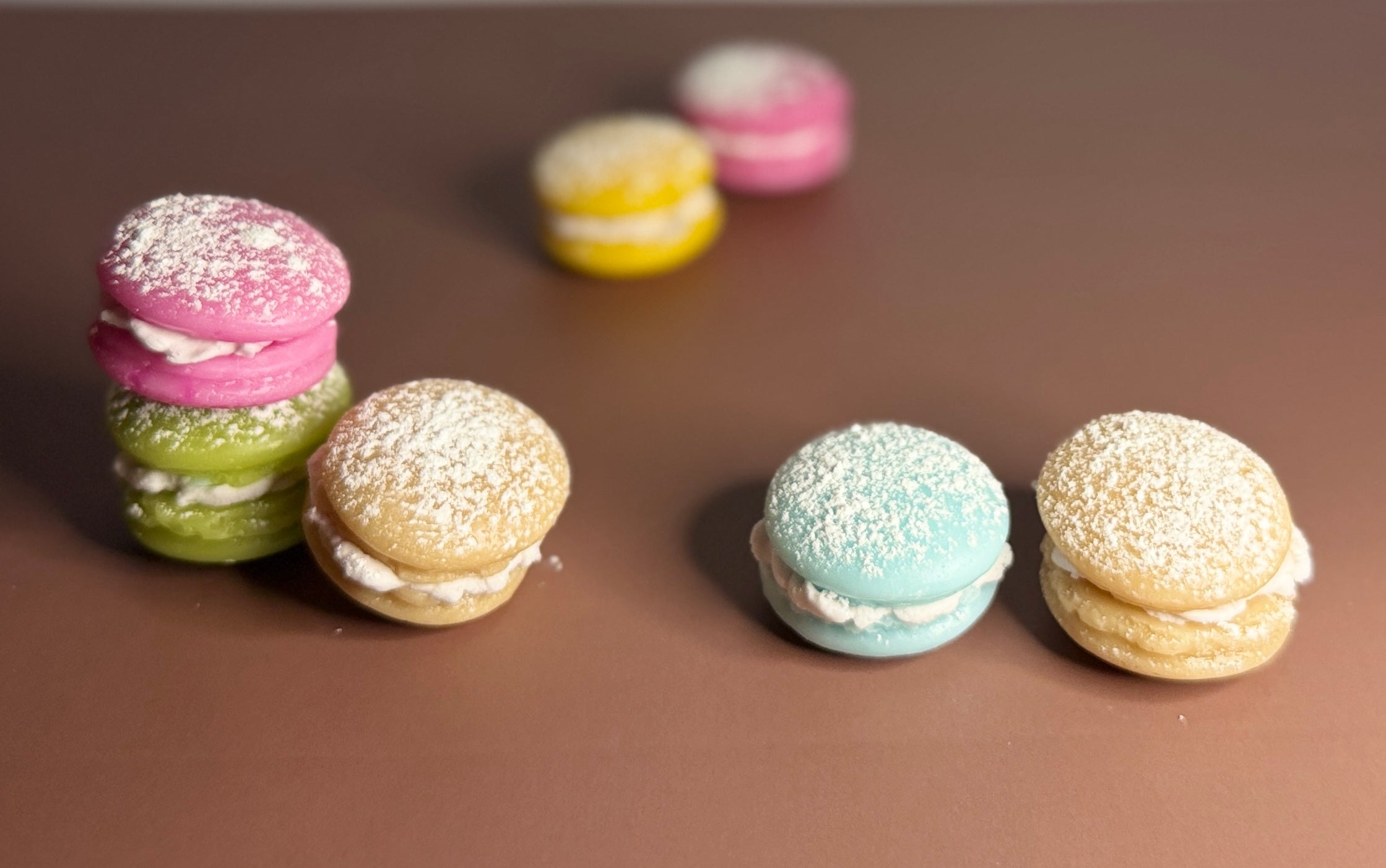 Pastel Macaron Wax Melts – Assorted Bakery Collection | 5 count