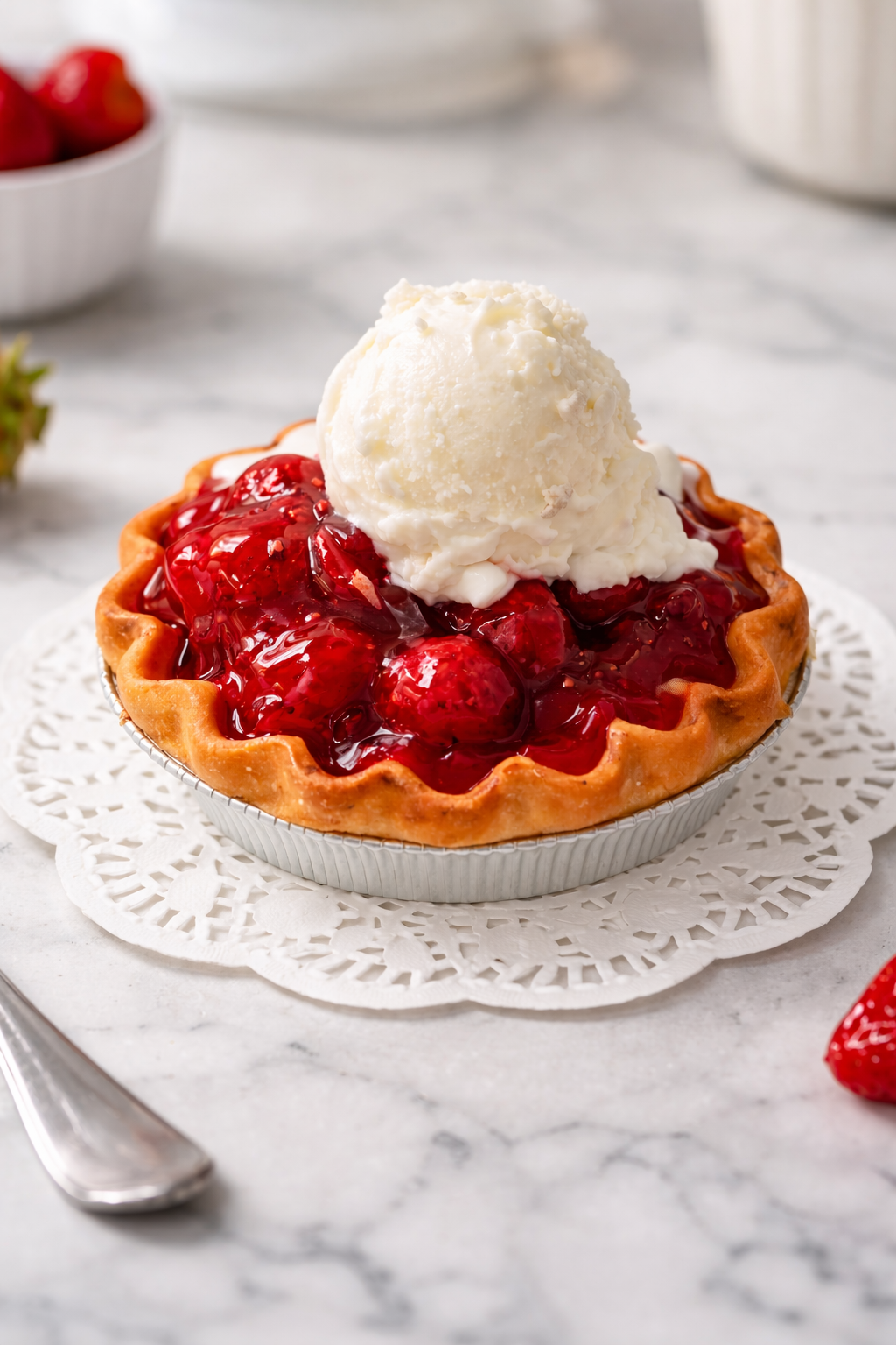 Sunday Ease - Strawberry Shortcake Pie Candle