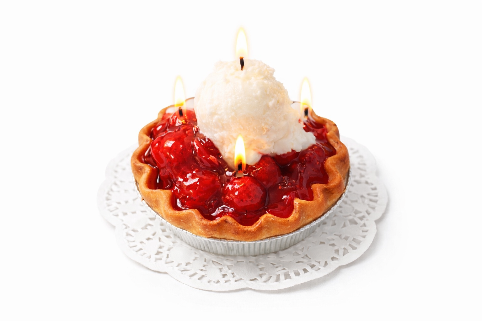 Sunday Ease - Strawberry Shortcake Pie Candle